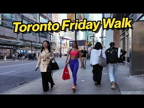 Downtown Toronto Walk | Damnation to Dundas Square (Fall 2025)
