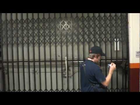 Vintage Gated Southern Hydraulic elevator @ Cassell Coliseum Virginia Tech Blacksburg VA