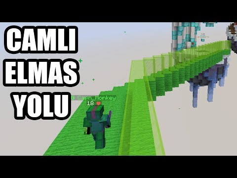 CAMLI VE ŞEKİLLİ ELMAS YOLU !!! | BED WARS