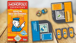 MONOPOLY - GEHE IN DAS GEFÄNGNIS (Ergänzung) - Spielregeln TV (Spielanleitung Deutsch) - HASBRO GAME