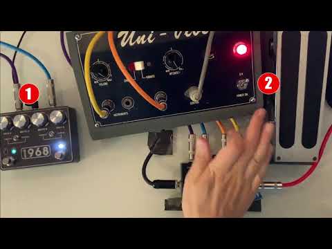 Vintage 1968 "Honey" UniVibe vs Kingtone Vibe 1968