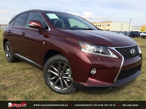 New Red 2015 Lexus RX 350 AWD F Sport In Depth Review | North Edmonton