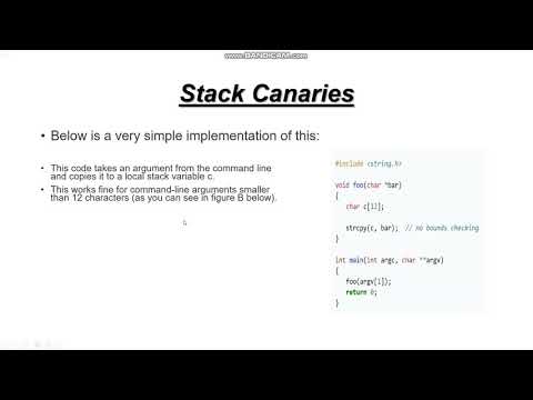 EmbeddedNotes - 32  - Functions-5- Stack over flow detection techniques And stack canaries(Arabic).
