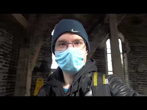 Climbing 193 steps, about 50 meters up Vilnius Clock/Bell Tower (Lithuania)