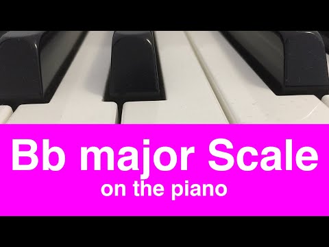 Bb Major Scale Piano Tutorial✨