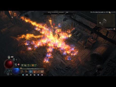Diablo IV incinerate 200 million + dps