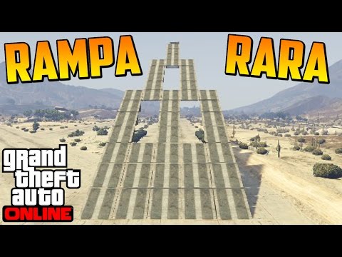 MEGA RAMPA RARA!! - Gameplay GTA 5 Online Funny Moments (Carrera GTA 5 Online Xbox ONE)