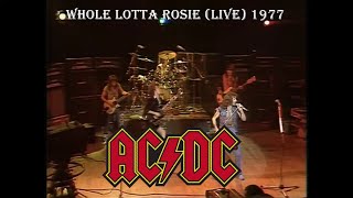 AC/DC with Bon Scott - Whole Lotta Rosie - Live 1977 #classicrock #music