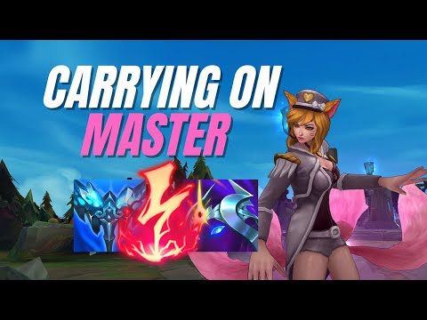 FIRST GAME ON MASTER! | Ahri Ranked Gameplay