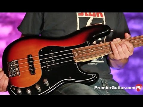 Fender American Elite Precision PJ bass 2018 tobacco sunburst image 18