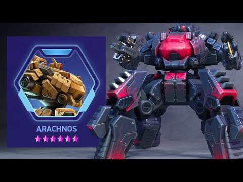Worst Mech But Maxed | Arachnos and Disc Launcher 16 Gameplay | Mech Arena