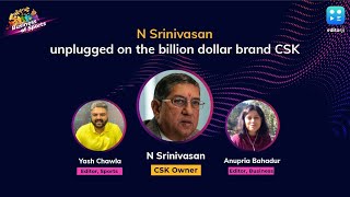 #BusinessofSports | N Srinivasan unplugged on the billion dollar brand CSK