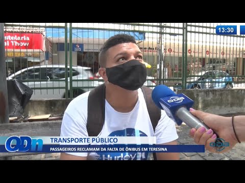 Passageiros reclamam da falta de ônibus em Teresina 01 02 2022