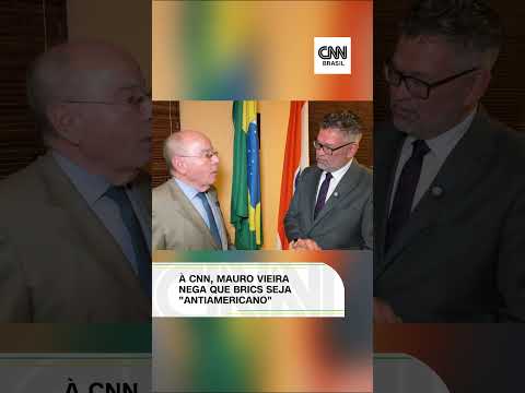 À CNN, Mauro Vieira nega que Brics seja “antiamericano”