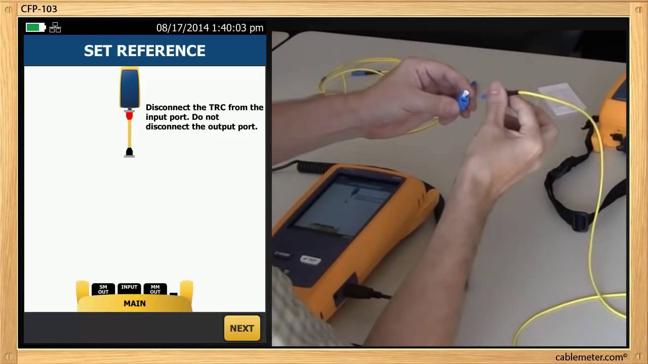 Single fiber testing with the CertiFiber® Pro