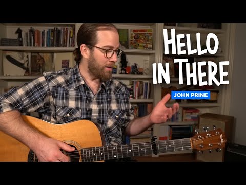 Hello In There (intro riff) • John Prine guitar lesson w/ fingerstyle tabs