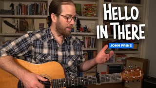 Hello In There (intro riff) • John Prine guitar lesson w/ fingerstyle tabs