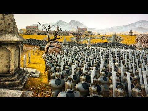 The Lord of The Rings--Dwarfs & Elves vs Heavy Orcs--Ultimate Epic Battle Simulator