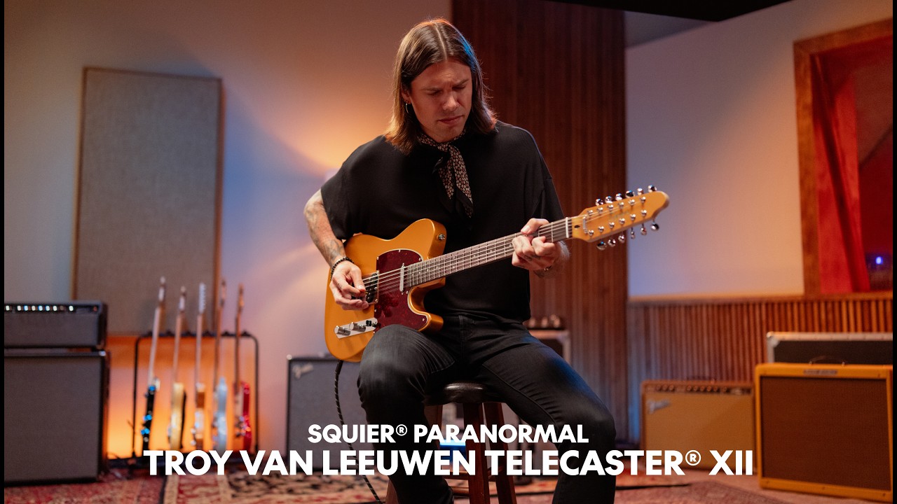 Exploring the Squier Paranormal Troy Van Leeuwen Telecaster XII | Fender - YouTube