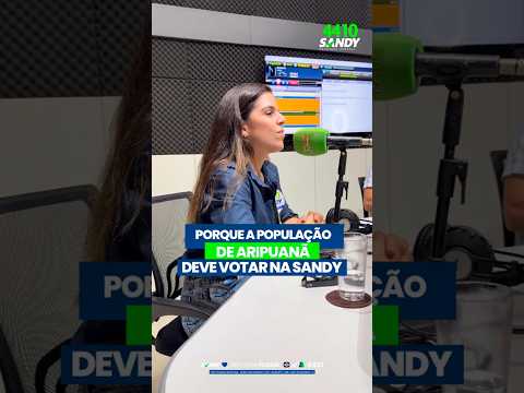 A população de Aripuanã pode votar na Sandy 4️⃣4️⃣1️⃣0️⃣✅