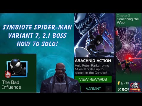 How to beat Symbiote Spider-Man, VARIANT 7 boss of 7.2.1! Solo this variant boss with this strategy