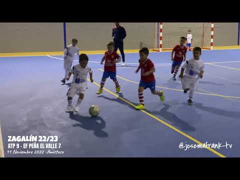 ZAGALIN 22/23 🎥 RESUMEN GOLES, PARADAS, JUGADAS CANTERA ATLETICO PUEBLONUEVO 9 - EF PEÑA EL VALLE 7