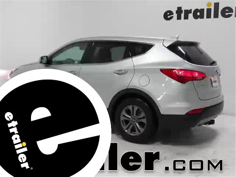 etrailer | Installing the Curt Trailer Hitch Receiver on your 2015 Hyundai Santa Fe