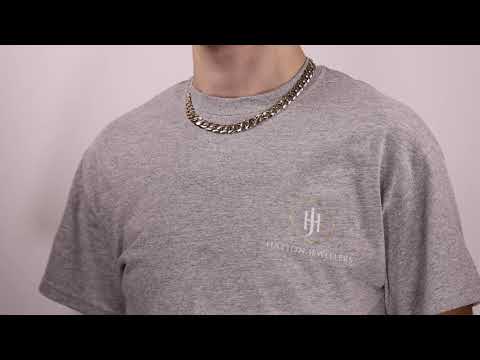 Bi2_20 - 9ct Gold Heavy Curb Chain - 10mm