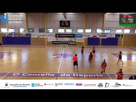 Liga Plata. Juvenil Femenino. Bm. Porriño b- Os do Couto Duran Barcia Bm.Cañiza