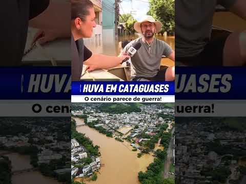 CATAGUASES DEBAIXO D'ÁGUA: O cenário de guerra após temporal histórico em Minas!