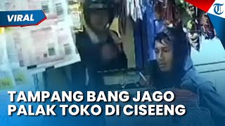 TAMPANG PREMAN PALAK TOKO DI CISEENG BOGOR Terekam CCTV, Ngotot Minta Rokok sambil Keluarkan Sajam