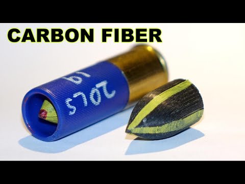Carbon Fiber Shotgun Slugs -  We Mach Them!