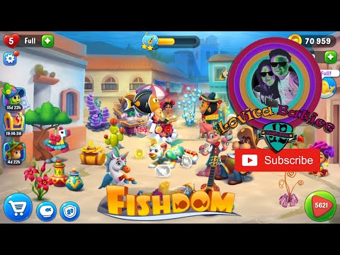 Fishdom Level 5616 - 5620 - Aquarium Mexican Fiesta - World Bon Voyage - Gameplay