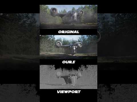 I Recreated This Star Wars Shot Using Unreal Engine #vfx  #blender #unrealengine