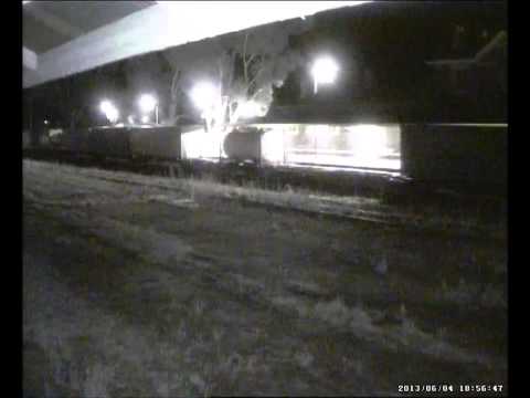 Stawell Station Cam   2x NR PN Freight slow 4th June 2013