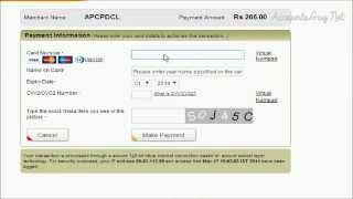 Pay Electricity Bill through SBI website using ATM Card