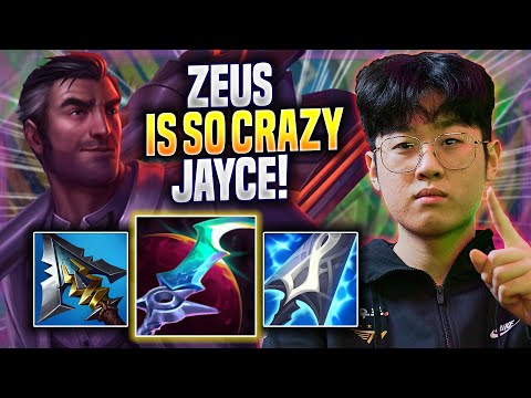ZEUS IS SO CRAZY WITH JAYCE! - T1 Zeus Plays Jayce TOP vs K'sante! | Preseason 2023