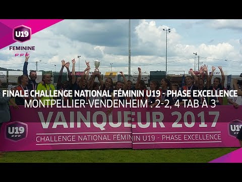 Finale Challenge National U19 féminin, phase Excellence : Montpellier-Vendenheim : 2-2, 4 tab à 3