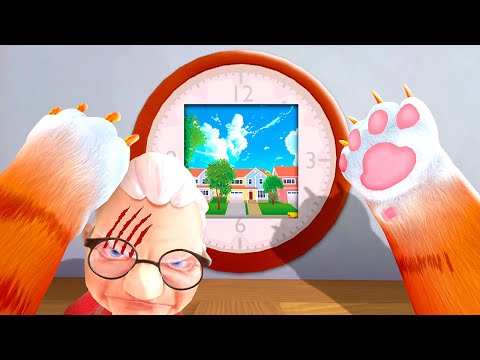 ESCAPING the House Through Secret Room - I Am Cat VR