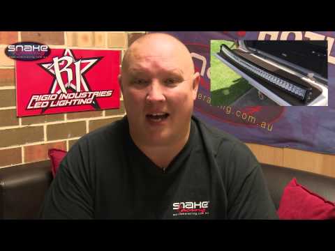 Rigid industries Curved RDS Lightbar Range Exposed - Snake Racing