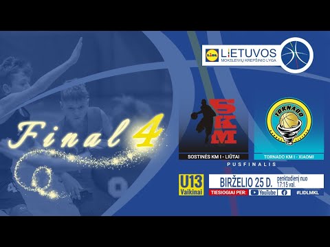 LIDL - MKL: U13 berniukų A diviziono Finalinis ketvertas | Sostinės KM I 🆚 Tornado KM I