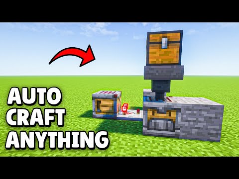 How To Make Automatic Crafter In Minecraft | How To Use Auto Crafter In Minecraft