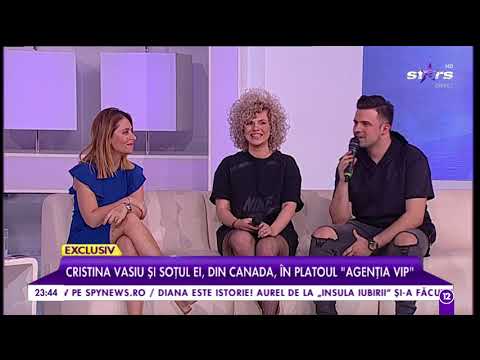Cristina Vasiu și soțul ei, proaspătat căsătoriți, au revenit în România