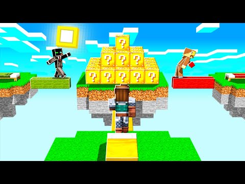 Minecraft Bedwars, but with LUCKY BLOCKS!