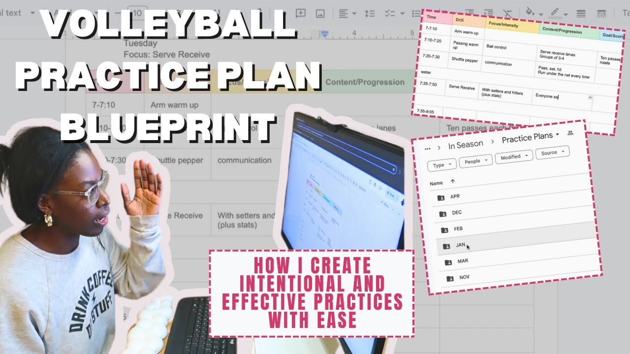 Create a FOOLPROOF Volleyball Practice Plan | Plan a Week of Practices With Me