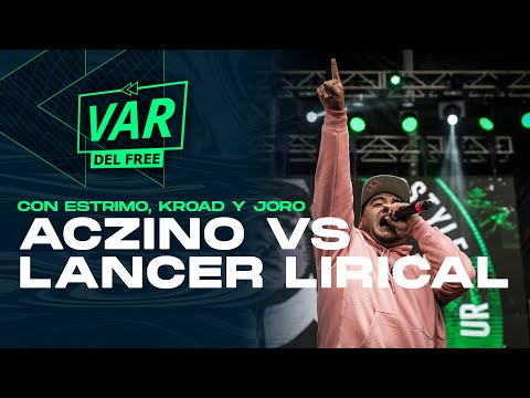 ACZINO VS LANCER LIRICAL!!! | EL VAR DEL FREE Cap. 8 | ESTRIMO con K ROAD y JORO