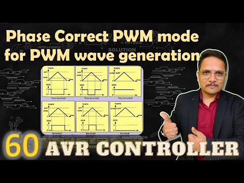 Phase Correct PWM mode for PWM wave generation ATmega32 AVRMicrocontroller AVRInterfacing