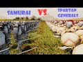 100,000 Samurai vs 53,500 Spartan Generals | Ultimate Epic Battle Simulator 2