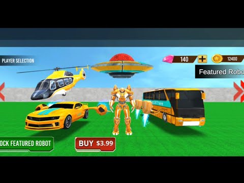Bus Robot police car Multiple Transform War Game 2022 #3 - Android Gameplay APK Unlimited Money
