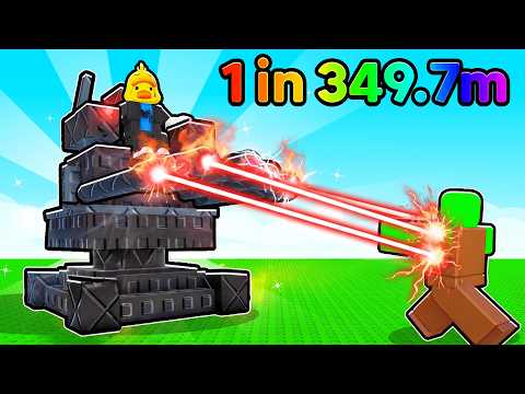 I Used MAX LUCK to Get RAREST TURRETS in Roblox Zombie Turret Farm!
